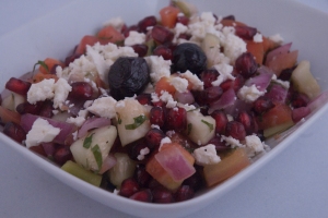 Shephard's Salad with Pomegranate Seeds