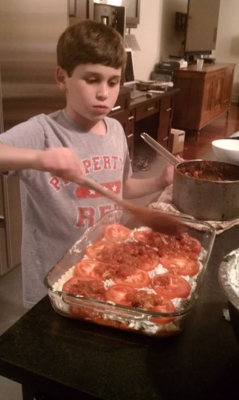 Passing on My Family Lasagna Recipe to Chef Max!